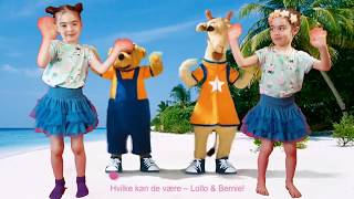 BARNVISOR TVILLINGAR dansar Lollo amp Bernies song [upl. by Naedan]