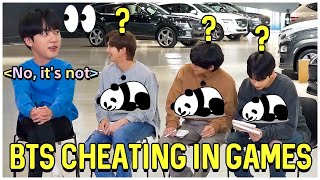 BTS Cheating In Games Is The Most Chaotic [upl. by Ahsiuqat]