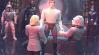 Star Wars Stop Motion Empire Strikes BackCloud City [upl. by Nahtanoj150]