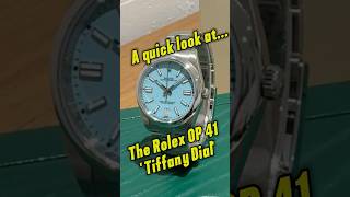 Rolex Oyster Perpetal 41 Tiffany Dial [upl. by Virgilia]