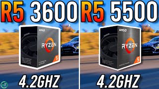 Ryzen 5 3600 vs Ryzen 5 5500  Tested in 2023 [upl. by Ylsew]