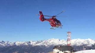 Hubschrauber Rettungseinsatz Start in den Dolomiten [upl. by Miche]