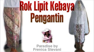 Rok Lipit Kebaya  cara membuat rok wiron  channel jahit  sewing channel  tutorial jahit [upl. by Joella]