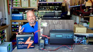 New battery test station w a Giandel 2200w Inverter [upl. by Bromleigh]