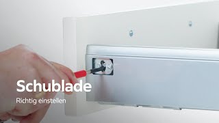 Schublade einstellen – Möbelix Montagevideo [upl. by Attikram]