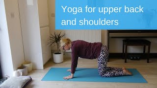 20min Yoga for Scoliosis  upper back and shoulders [upl. by Bogey982]