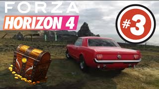 FORZA HORIZON 4  3 TREASURE HUNT  LOCATION  WHAT TO DO  FORTUNE ISLAND  GAMEPLAY  FH4 [upl. by Danice]