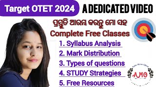 OTET 2024 preparation strategy by Arpita Mam  syllabus Analysis and important tips in one video [upl. by Hannaoj]