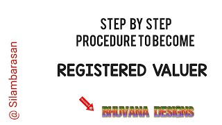 PROCEDURE TO BECOME REGISTERED VALUER [upl. by Lokkin160]