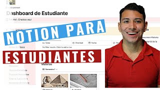 Notion para estudiantes  Organiza tareas materias y notas  Horario de Clases  Plantilla Gratis [upl. by Sixela]