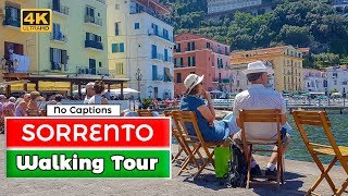 Sorrento Italy Walking Tour  4K [upl. by Ereveneug]