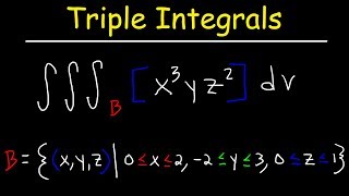 Triple Integrals  Calculus 3 [upl. by Martella]