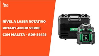 Nível a Laser Rotativo Rotary 400HV Verde Com Maleta  ADA36446  Loja do Mecânico [upl. by Niehaus]