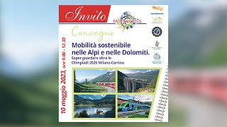 MOBILITÀ SOSTENIBILE NELLE ALPI E NELLE DOLOMITI  Convegno Transdolomites [upl. by Elyagiba]