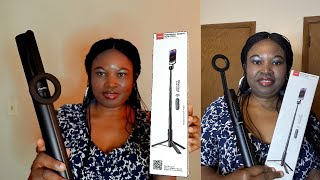 MAGSAFE TRIPOD REVIEW  64quot MAGSAFE SELFIE STICK WITH METAL RING amp REMOTE  AMAZON FINDS [upl. by Abramson]