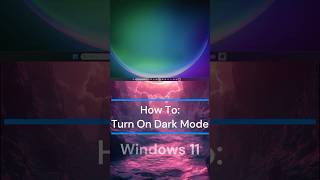 How To Turn On Dark Mode in Windows 11 [upl. by Femi]