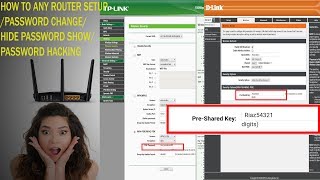 TPLink  DLinkTendaMi amp Any Router Password Change amp hide Password Show By Android Phone [upl. by Euqinue]