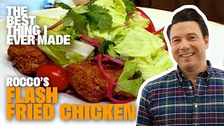 Healthier FLASHFried Chicken with Rocco DiSpirito  The Best Thing I Ever Made  Food Network [upl. by Rosie]