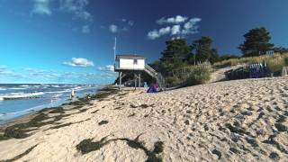 Insel USEDOM  Strandspaziergang in ZEMPIN  UsedomTravel [upl. by Alyal]