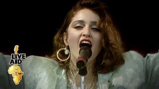 Madonna  Holiday Live Aid 1985 [upl. by Yrrad261]