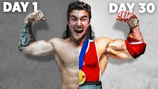 Bodybuilder Trains Like Powerlifter For 30 Days [upl. by Idnat]