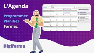 Les fonctionnalités Digiforma  Lagenda [upl. by Orteip]