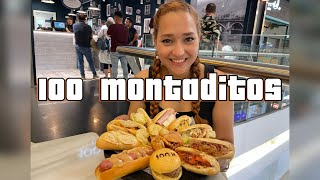 102 Comiendo 100 MONTADITOS en ESPAÑA 🇪🇸 Así es la comida rápida española [upl. by Naliorf23]