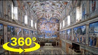 Sistine Chapel 360° 4K [upl. by Naara]