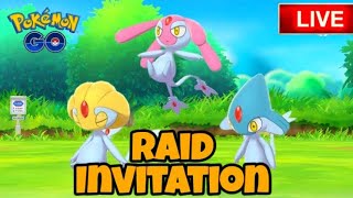 Uxie Azelf amp Mesprit Raid Invitation in PokemonGo [upl. by Geraldina244]