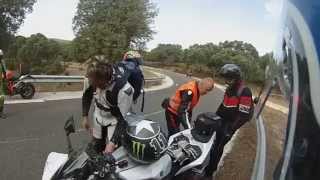 KTM 1290 SD YAMAHA R1 CRASH [upl. by Onirotciv711]