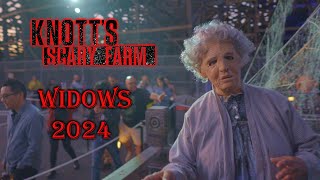 Knotts Scary Farm NEW Widows Maze 2024 [upl. by Mellen]