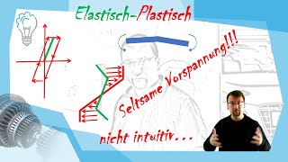 PlastischElastisch Balken vorspannen und loslassen – unerwartetes Ergebnis [upl. by Goff]