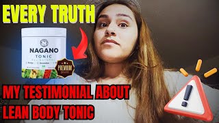 NAGANO TONIC REVIEW🛑EVERY TRUTH🛑 Lean Body Tonic Work 🌿BUY NAGANO TONIC Weight Loss Supplement [upl. by Hilleary90]