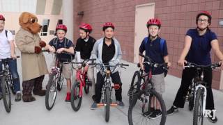 Cadwallader Middle School hosts Bike to School Day event [upl. by Saba]