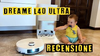 Il miglior robot aspirapolvere lavapavimenti recensione Dreame L40 Ultra con AI [upl. by Naxor]