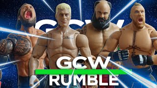 GCW Royal Rumble 2022 Full Show WWE ACTION FIGURE PPV [upl. by Neyrb601]