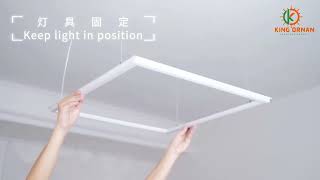 LED Frame Panel Light Demonstration and Installation Guide [upl. by Mavra]