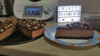 TARTA DE KINDER BUENO RECETAS THEMOMIXTM5 [upl. by Aserahs]