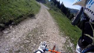 Hindelang black downhill ghost dh 7000 2013 [upl. by Corvese]