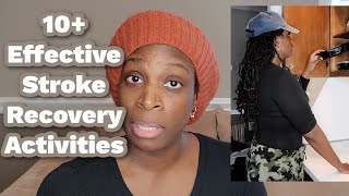 FUN AND EFFECTIVE STROKE RECOVERY ACTIVITIES FOR HOME AND REHAB [upl. by Lexine]