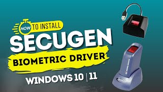 How To Install Secugen Biometric Device In Windows 10  Secugen Biometric Device Installation on PC [upl. by Hastie]