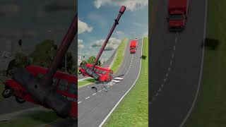 Cars amp School Bus vs Giant Hammer 9  BeamNGdrive [upl. by Eldrida]