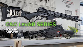 In depth look at the GampG LevAR Lever action gas rifle AEG Upper [upl. by Harimas63]