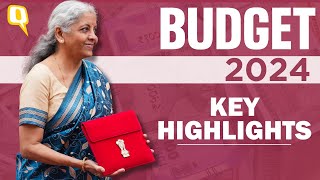 Garib Mahilayen Yuva Annadata Top Highlights From Budget 2024  The Quint [upl. by Kirit]