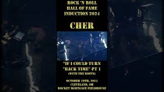 Rock amp Roll Hall of Fame Induction 2024  Cher  If I Could Turn Back Time pt 1 shorts cher rock [upl. by Oigroig]