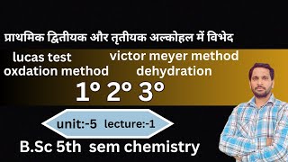 Difference Between Primary Secondary and Tertiary Alcohol  bsc 5th semester chemistry [upl. by Akkire698]