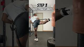 SPINNING BACK KICK TUTORIAL [upl. by Ellerehs225]