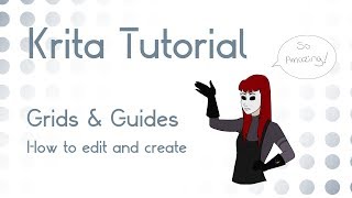 Krita 41 Customizing Grids and Guides [upl. by Ahel]