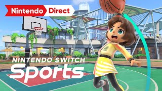 Nintendo Switch Sports  Basketball Trailer  Nintendo Switch [upl. by Nnalyrehs]