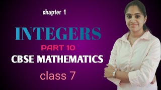 INTEGERS  PART 10 CHAPTER 1 CBSE MATHEMATICS CLASS 7 in Malayalam [upl. by Blandina]